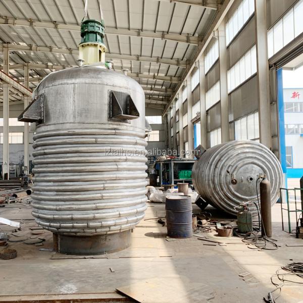 Réacteur à bobine de 10000L réservoirs de réacteur en acier inoxydable pour véhicule de haute performance