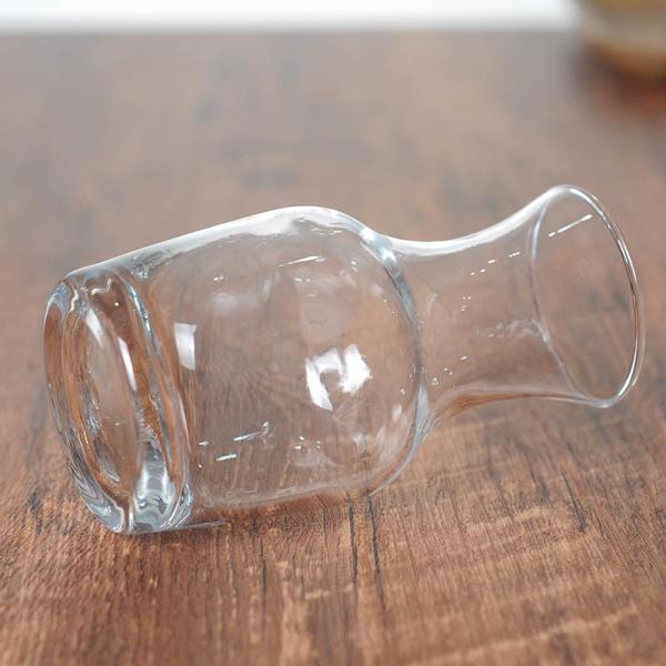 Machine Made 7oz Glass Wine Carafe For Restaurant And Home Use