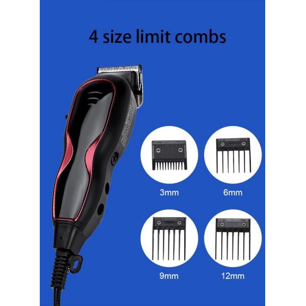 6 In 1 Electric Facial Hair Shaver Titanium Black Safety Rechargeable Hair Trimmer