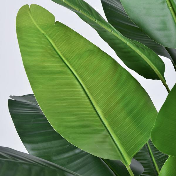 Wholesale 7 FT Artificial Banana Tree Plant | Natural Bark Trunk | Free Maintenance | Indoor Palm for Living Room & Office Decor