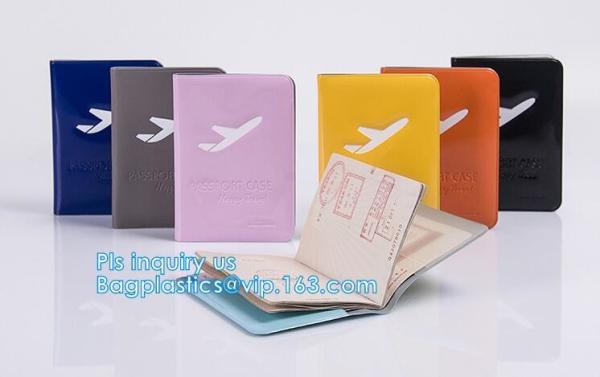 Custom Passport Holder PVC Passport Cover, passport cover PVC leather card holder plastic ticket holder, pack, passport