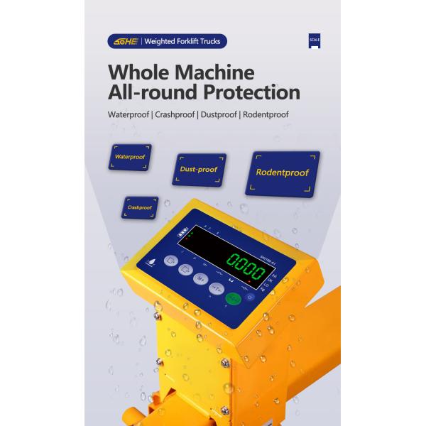 1160mm*550mm SOHE SCS Mectering Narrow definition LED Display Forklift Scales