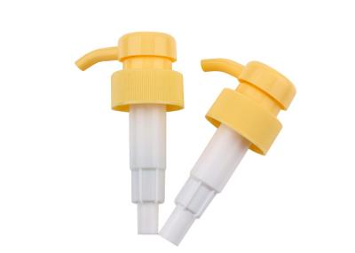 Yellow Lotion Dispenser Pump Liquid Shampoo Lotion Pump Replacement