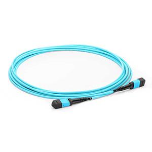 MPO Female- MPO Female (Pinless) Multimode 16-fiber MPO Trunk Cable OM4 50/125 μm For 400G Network