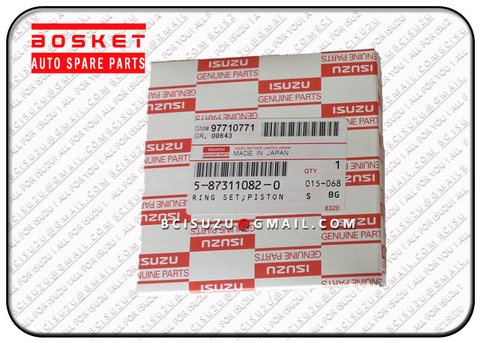 5873110820 частей грузовика Isuzu для замены кольца поршеня Nkr55 4jb1 4ja1