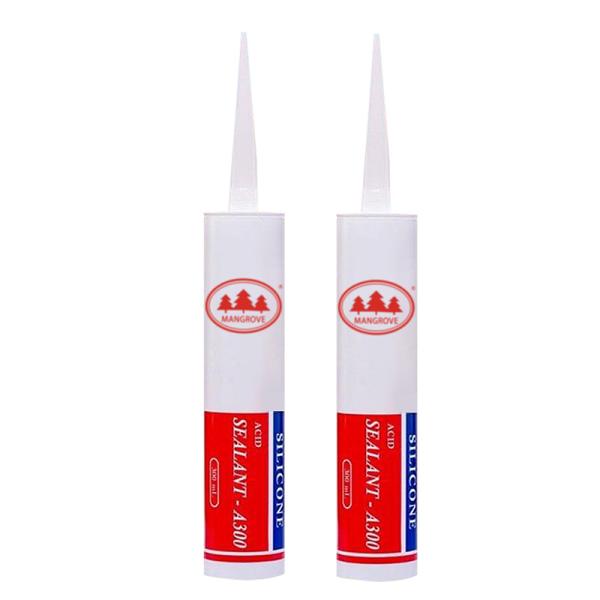 Acid Sealant 280ml White Black Gray Silicone Sealant Construction Plastic Wood Use