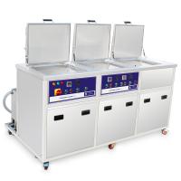 Système industriel de nettoyage ultrasonique de trois réservoirs avec le séchage de lavage ultrasonique de Ringsing
