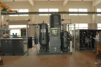 Gerador de azoto PSA, com compressores de ar e equipamentos de purificação de ar.