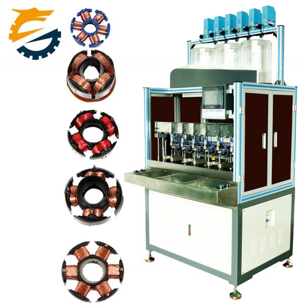 Advanced 3.5 KW Brushless Dc Motor Winding Machine with 5 kVA Max.Transformer Capacity