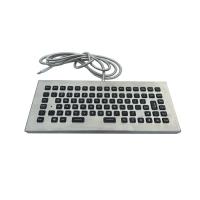 Clavier à l'épreuve du vandalisme rocailleux de bureau rétro-éclairé imperméable avec 12 touches de fonction