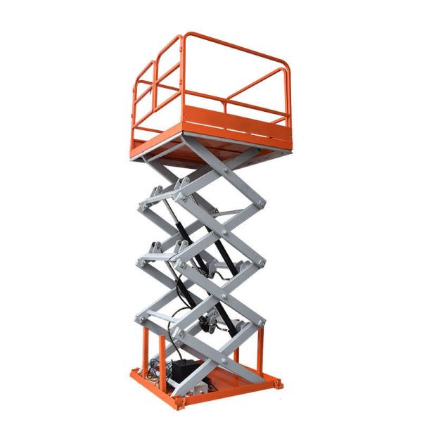 Hydraulic Lift Platform 1t Capacity 5m Scissor Cargo Lift Table
