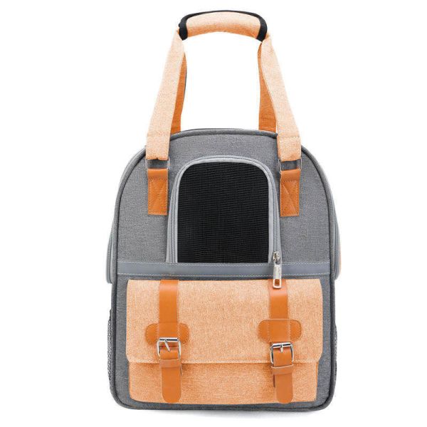 Large Opening Pet Carrier Backpack – Breathable, Durable Denim for Cats & Small Dogs (OEM/ODM)
