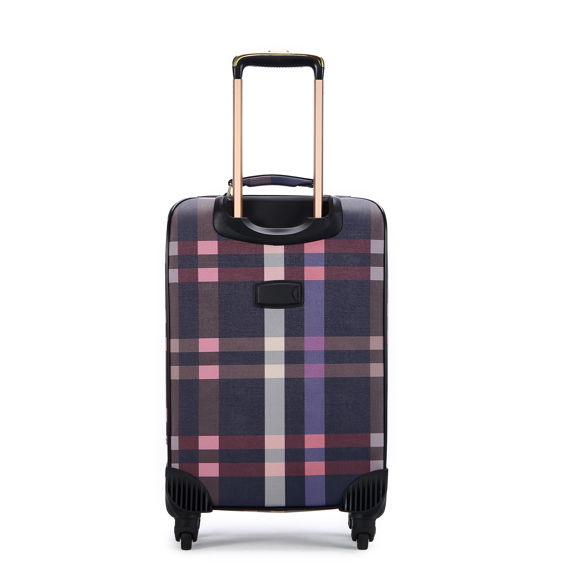 Unisex High Quality Aluminum Rod Trolley Suitcase New Design Leather Luggage with Spinner Caster PU Large Capacity Carry-On Set