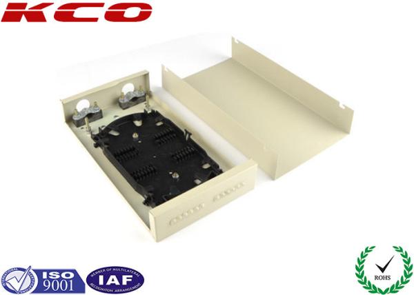 12 Cores Optical Fiber Distribution Panel SC LC Adapters ITB 133x242x40mm