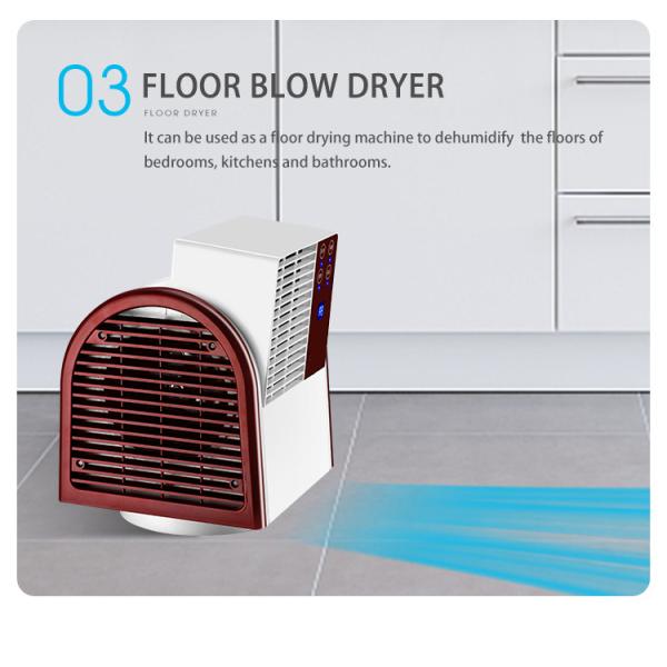 Portable Fan Bladeless Plastic Air Circulation Fan with 120 Degree Air Supply Angle