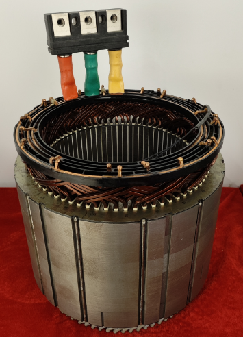 280mm OD 6-Layer Hairpin Stator, 264mm Long Stack, PMSM for Industrial