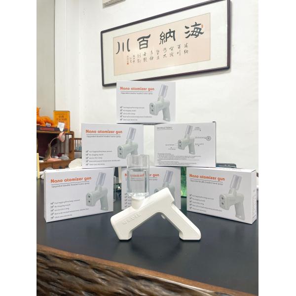 Double Head Disinfectant Mist Gun 250ml USB Charging Sanitation Spray Guns