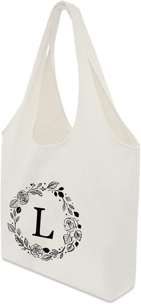 Women'S  Large Canvas Tote Bag Reusable 5.91 x 4.45 x 3.7 inches