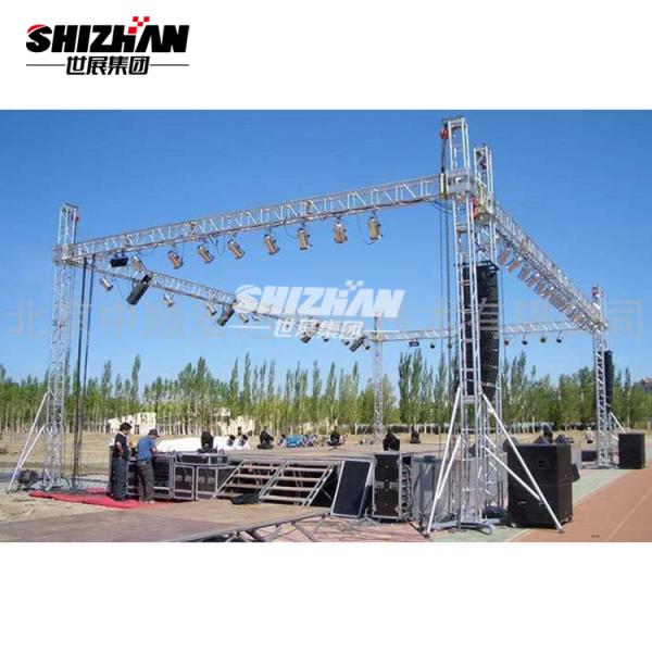 ферменная конструкция длины 300*300mm 2m алюминиевая освещая с этапом высоты регулируемым деревянным