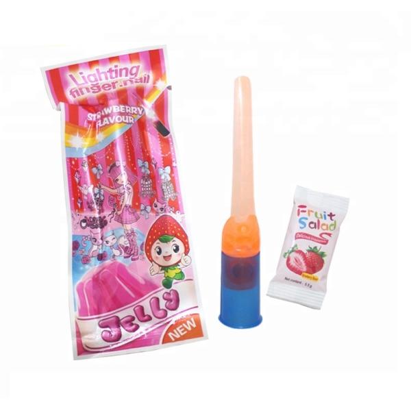 Finger Nail Toy Light Up Candy Colorful Jelly Sweets For Birthday Parties