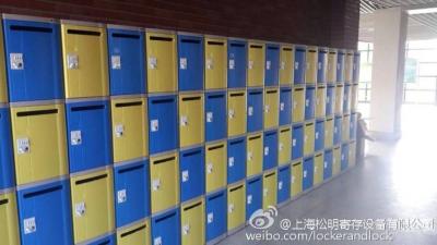 Durable Colorful Changing Room Lockers / Anti - Water Coin Operated Lockers
