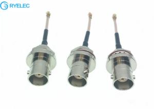 Cloison étanche arrière femelle imperméable du câble équipé de rf IP67 BNC au c
