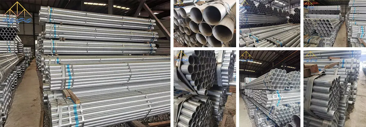 ASTM Bs Круглое оцинкованное теплое стальное трубопроводное устройство горячее оцинкованное 219 мм