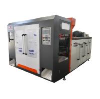 Garrafa semi automática do PLC da máquina de molde do sopro de 3 litros que fabrica 0.6m3/Min