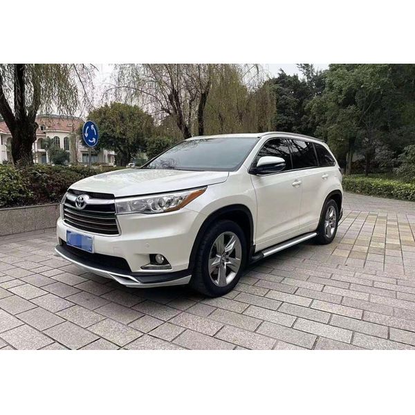 Toyotas Highlander Used Car From China with Gas-Electric Hybrid 7-Seater SUV