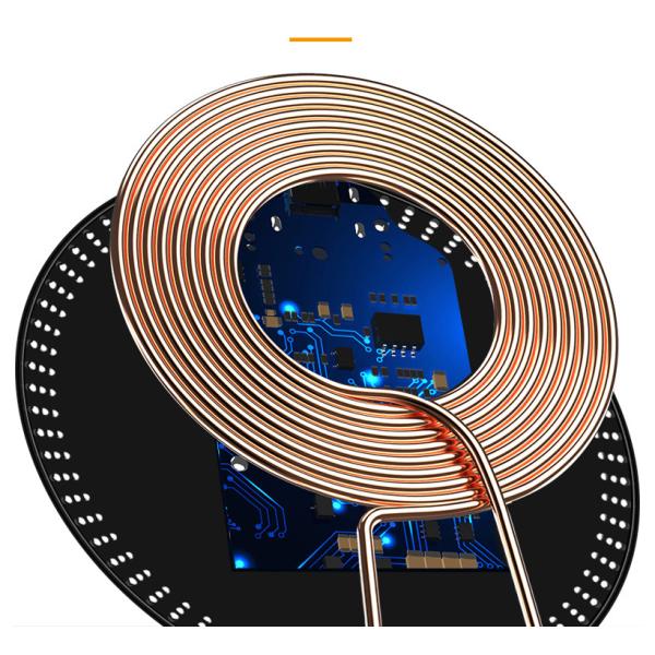Fashionable Rohs Marble Wireless Phone Charger With Cooling / Mobile Phone Accessories