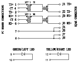 13F-69GYD2NL Ethernet RJ45 Jack Single Port 10/100 Mbit LPJ0006ABNL