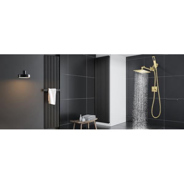 8 Inch Handheld Polished Brass Showerheads Brass Shower Handset