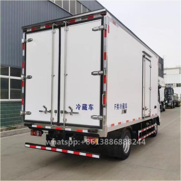 Factory Hot Selling Isuz U     ELF   Refrigerated  Van Box Truck   Cold Storage Car 	refrigerator Truck      Freezer