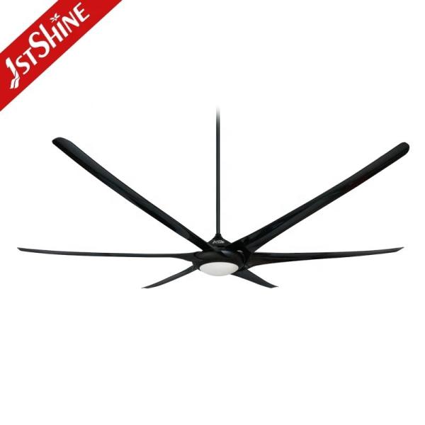 Remote Control 100 Inch Ceiling Fan with Lights and Black ABS Housing Energy Saving