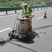 Granulés de patch de route d'asphalte fondu pour les approches de pont de nivellement