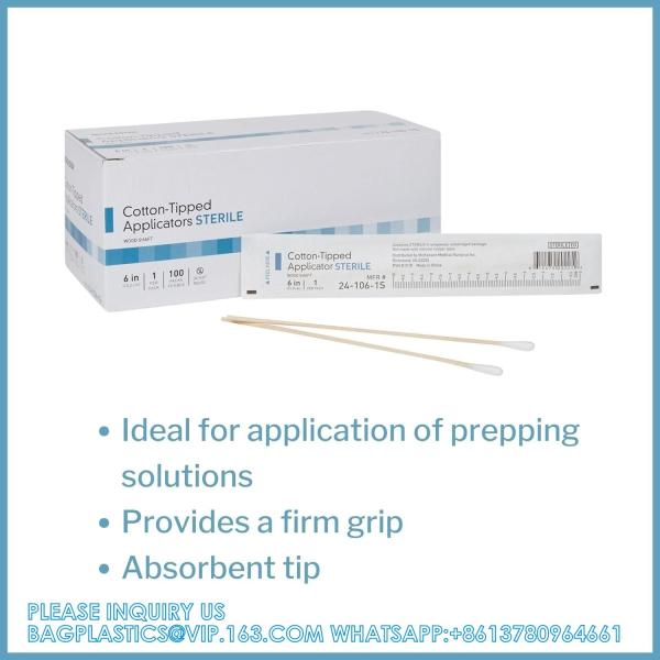 Sterile Head Medical Cotton Bud Swab Medical devices & Supplies Medical Consumables Medical Disinfection Products