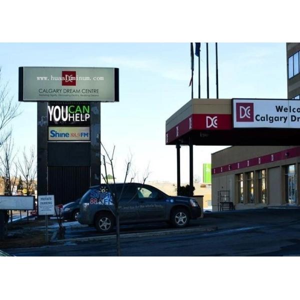 Outdoor 4mm 1500*3050mm Aluminium Composite Sign Board Anti Static