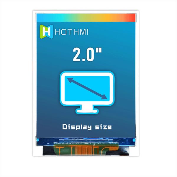2,0 дисплей практически 240x320 HTM020A01 модуля дюйма SPI TFT LCD