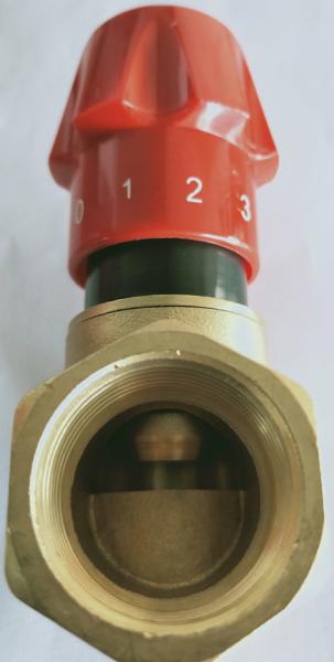 3202 Adjustable Brass Stop Valve Sizes DN15 DN20 DN25 DN32 with Direct Reading Handwheel