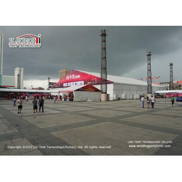 Liri Large white outdoor aluminum Tent with pvc cover for Exhibition event