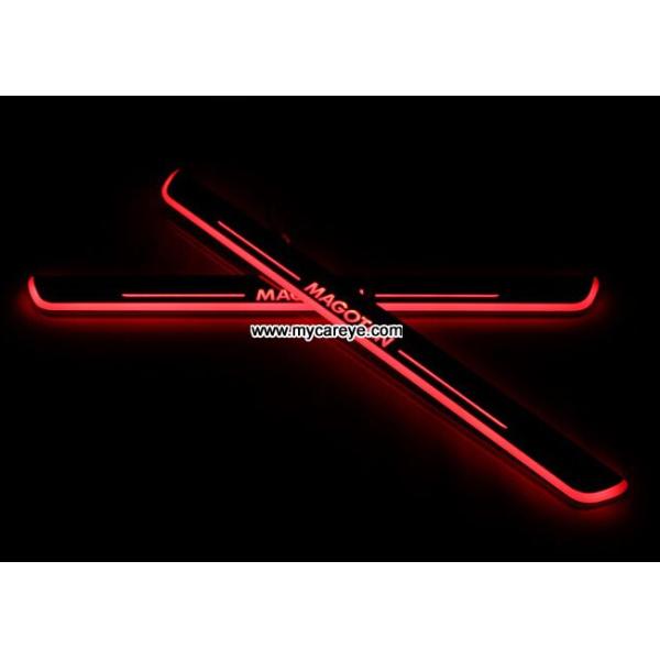 LED door scuff plate lights for Volkswagen VW Magotan door sill plate light sale