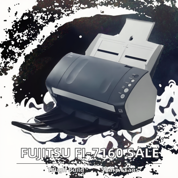 Hot Sale Fujitsu Fi-7160 USB 2.0 CMOS Sensor 120fps 1-Year Warranty Remanufactured Duplex Sheet-Fed ADF Document Scanner Stock