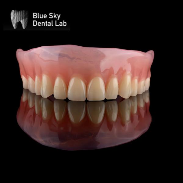 Restoration Full Upper Acrylic Denture Blue Sky Removable Acrylic Denture