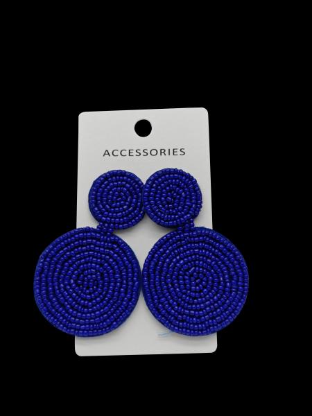 Handmade Bamboo Weave Drop Earrings for Women Casual Formal Party