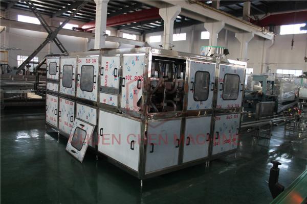 Low Noise Mineral Water Barrel Washing Filling Machine For Big Bottle 19L 20L