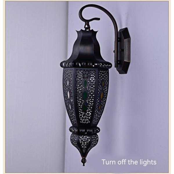 Villa Cour de style musulman Lampes murales en cuivre Lampes murales en cuivre