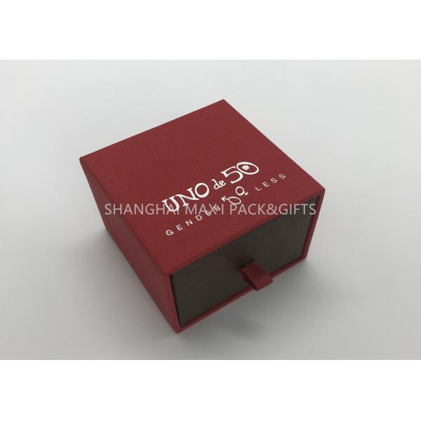 Tabletop Ring Sterling Silver Jewelry Box Lovers Braclets Gift Packaging Hot Stamp LOGO