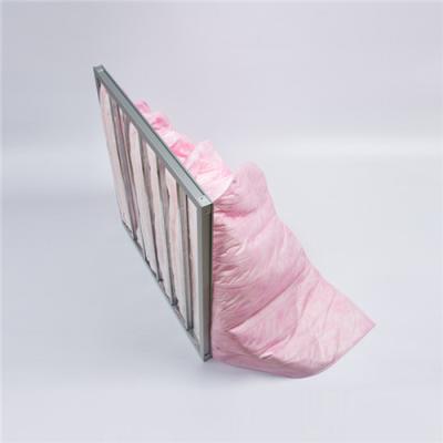 Clamp Bag High Efficiency Filter Leakproof Non Woven Fabric Filter Media