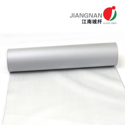 High Strength Grey Color Custom Silicone Coated Fiberglass Fabric For Heat Protection