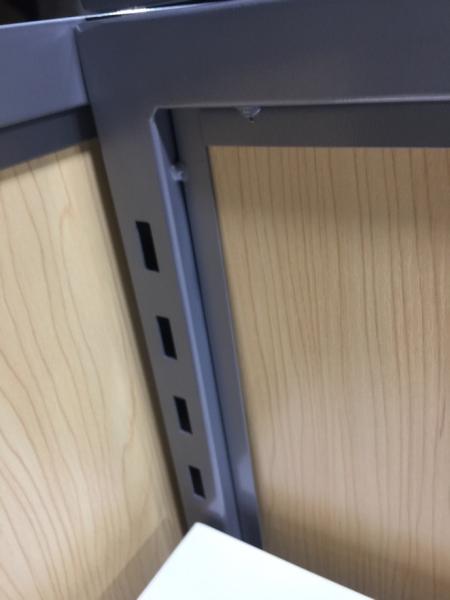 Étagères réglables H étagère de vêtements Maple étagère de panneaux modulaires Vente au détail